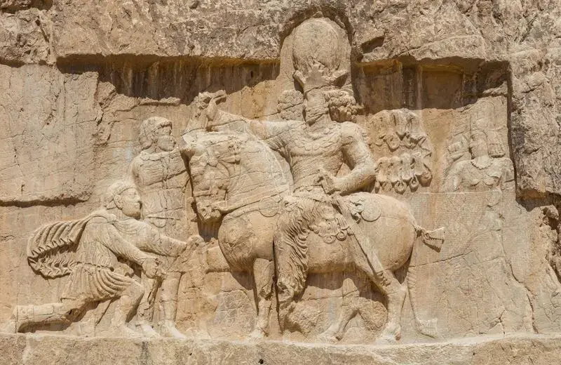زانو زدن والرین در برابر شاپور
