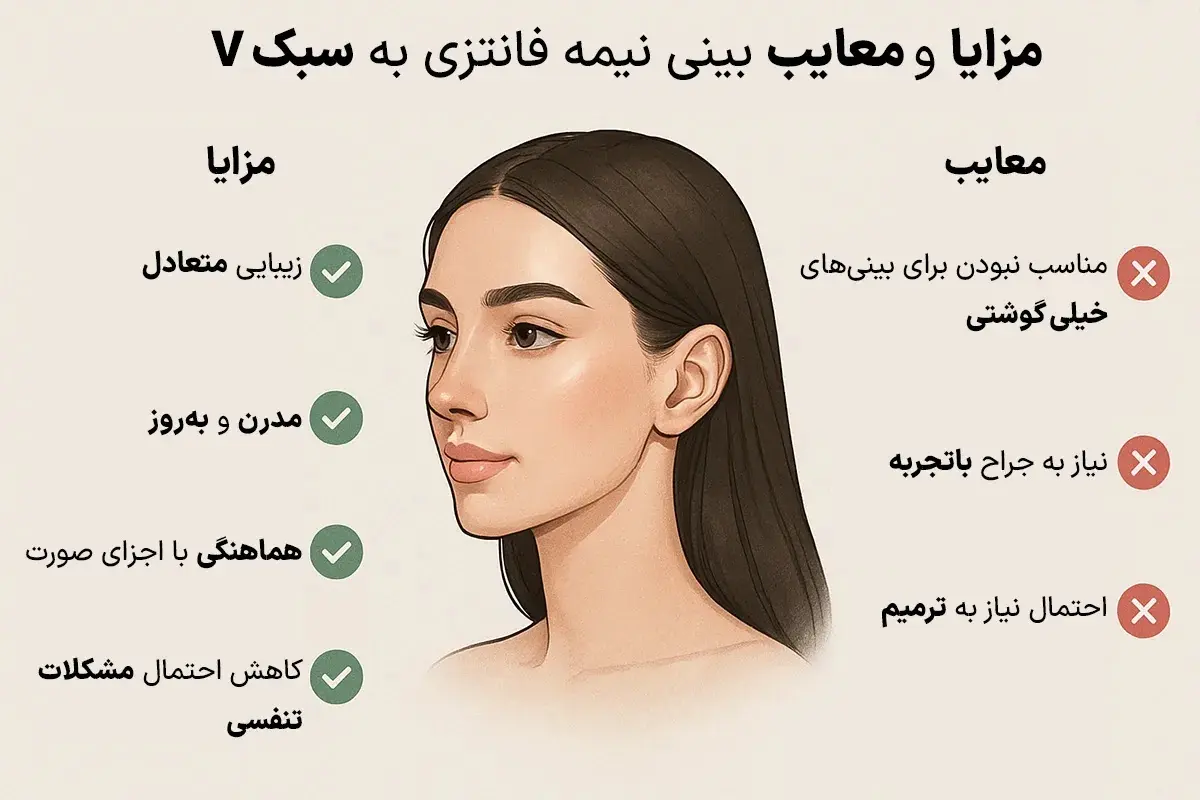 مزایا و معایب عمل بینی به سبک v - تصویر 3