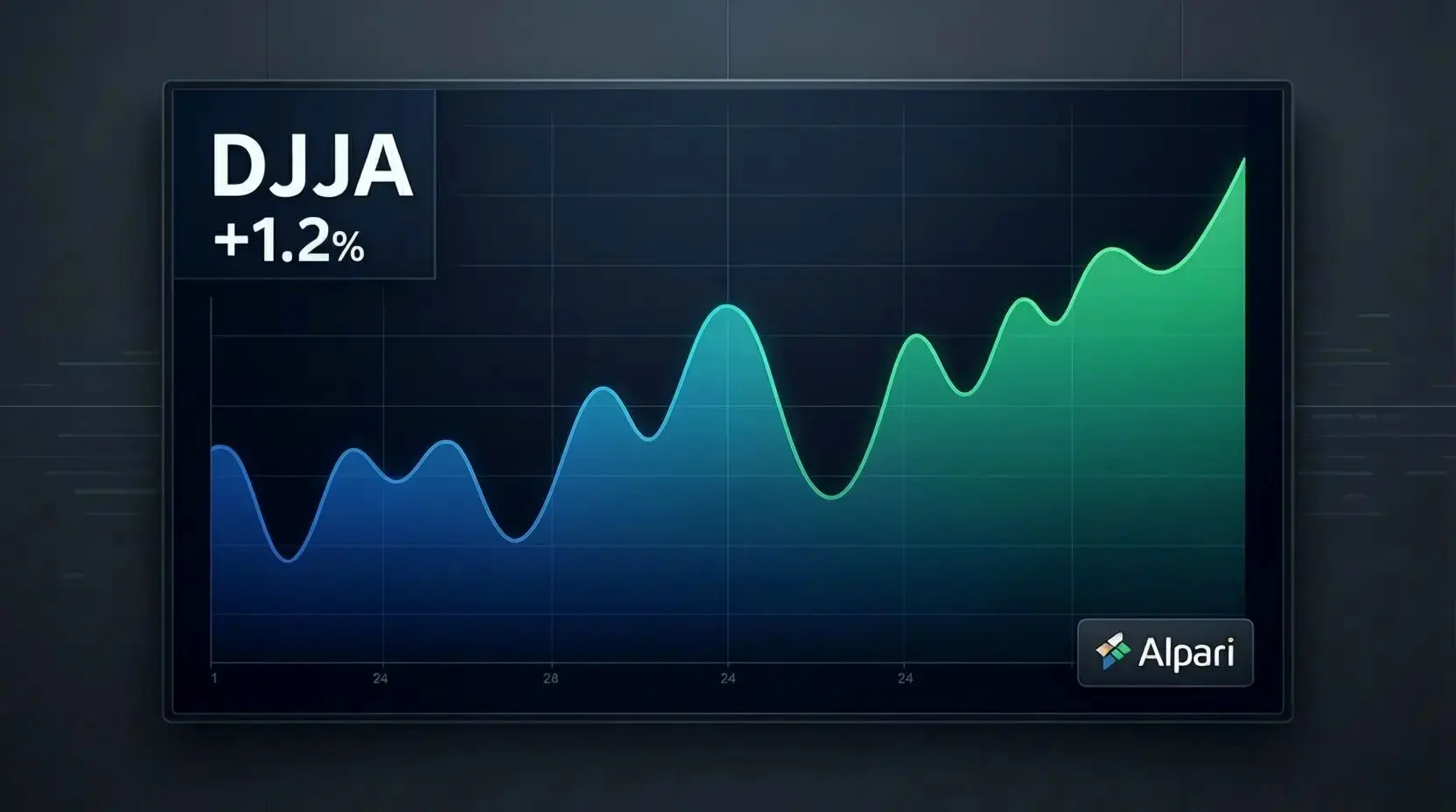 نماد شاخص داوجونز در آلپاری