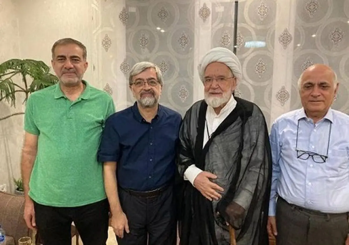 دیدار مشاوران میرحسین موسوی با مهدی کروبی + عکس