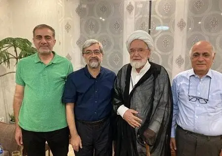 دیدار مشاوران میرحسین موسوی با مهدی کروبی + عکس