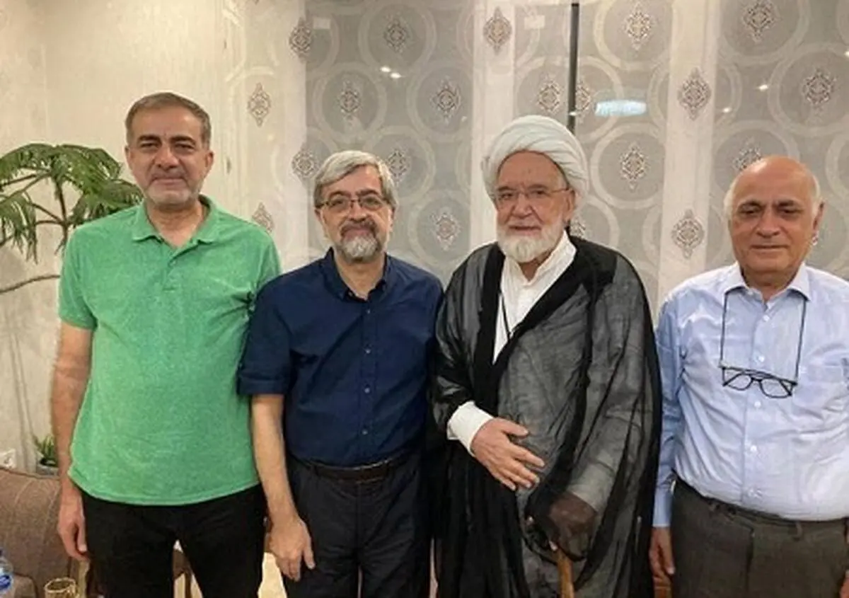 دیدار مشاوران میرحسین موسوی با مهدی کروبی + عکس