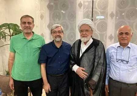 دیدار مشاوران میرحسین موسوی با مهدی کروبی + عکس