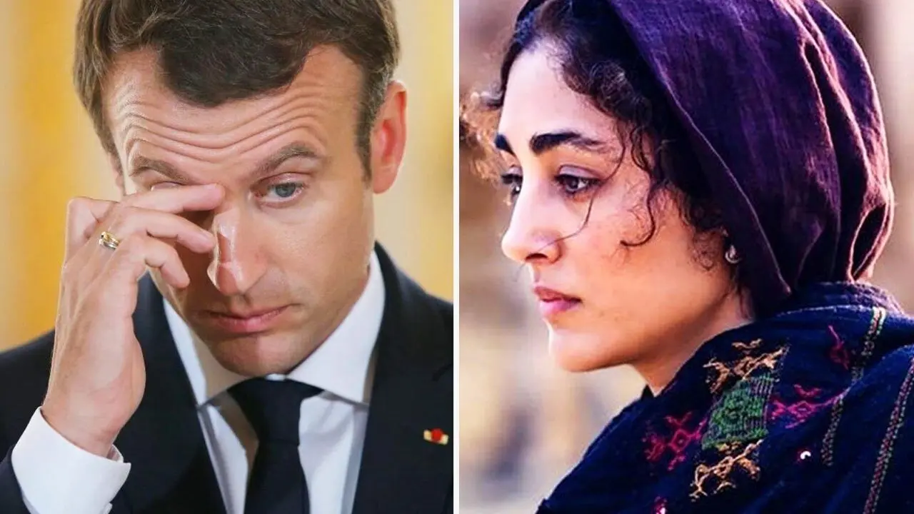 جزییات رابطه گلشیفته فراهانی و مکرون منتشر شد!