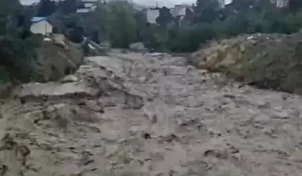 طغیان رودخانه شهرستان گرمی اردبیل