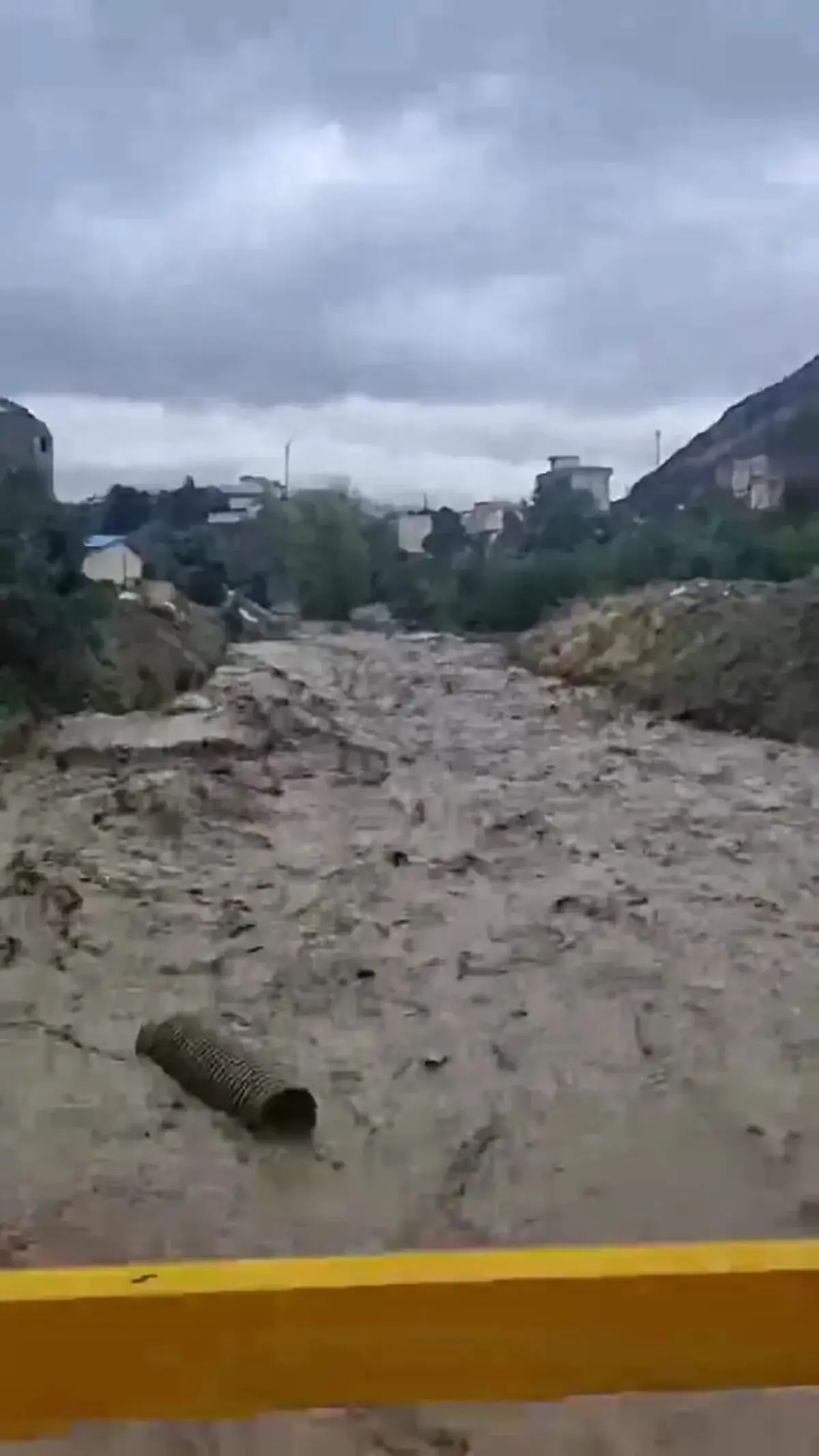 طغیان رودخانه شهرستان گرمی اردبیل