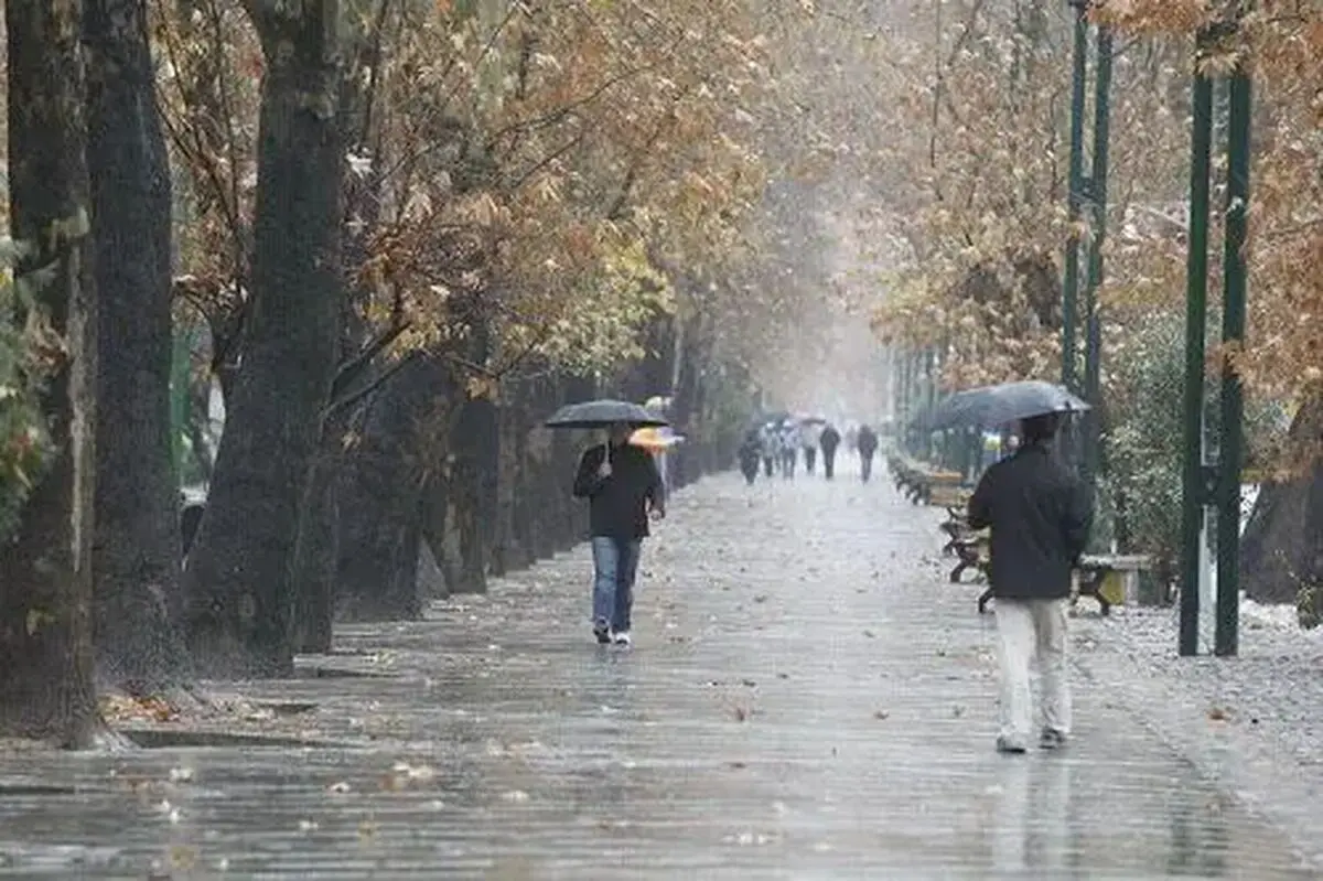 تهران تا دوشنبه بارانی می شود
