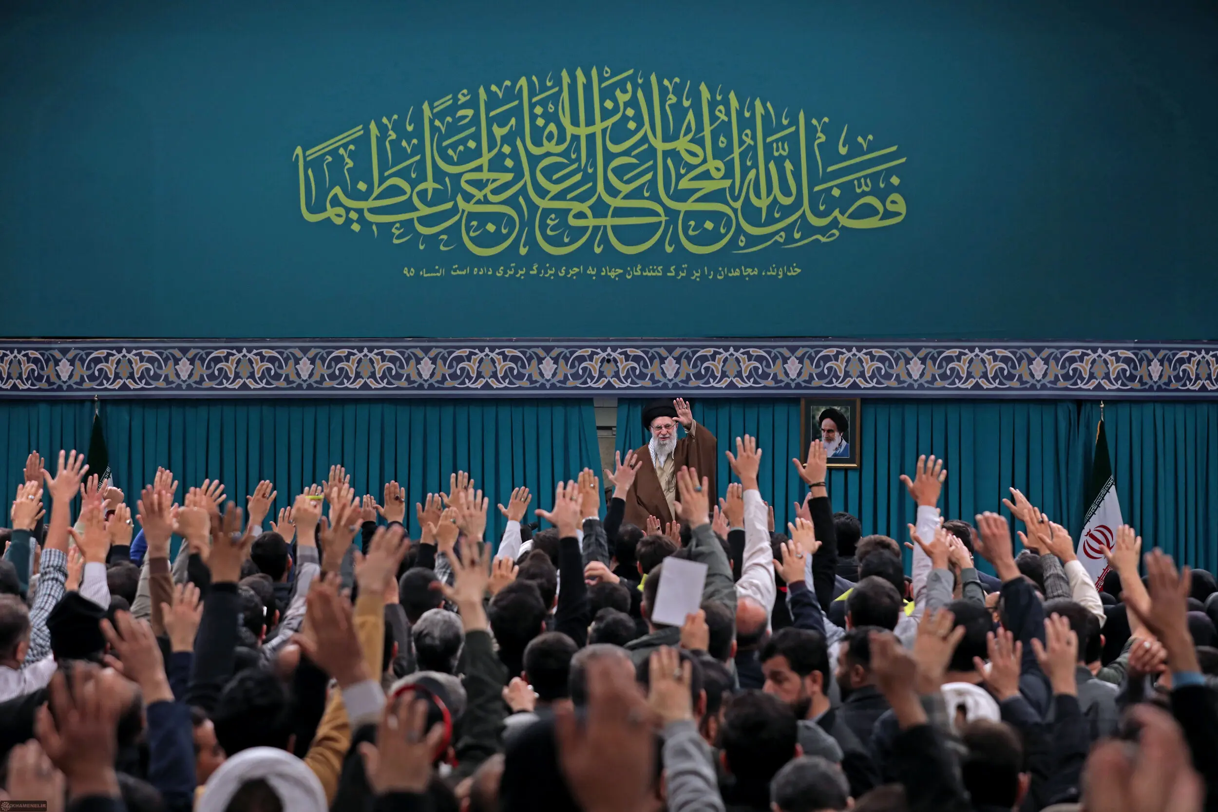 دیدار و سخنرانی رهبر انقلاب به مناسبت پنجمین سالگرد شهادت شهید حاج قاسم سلیمانی