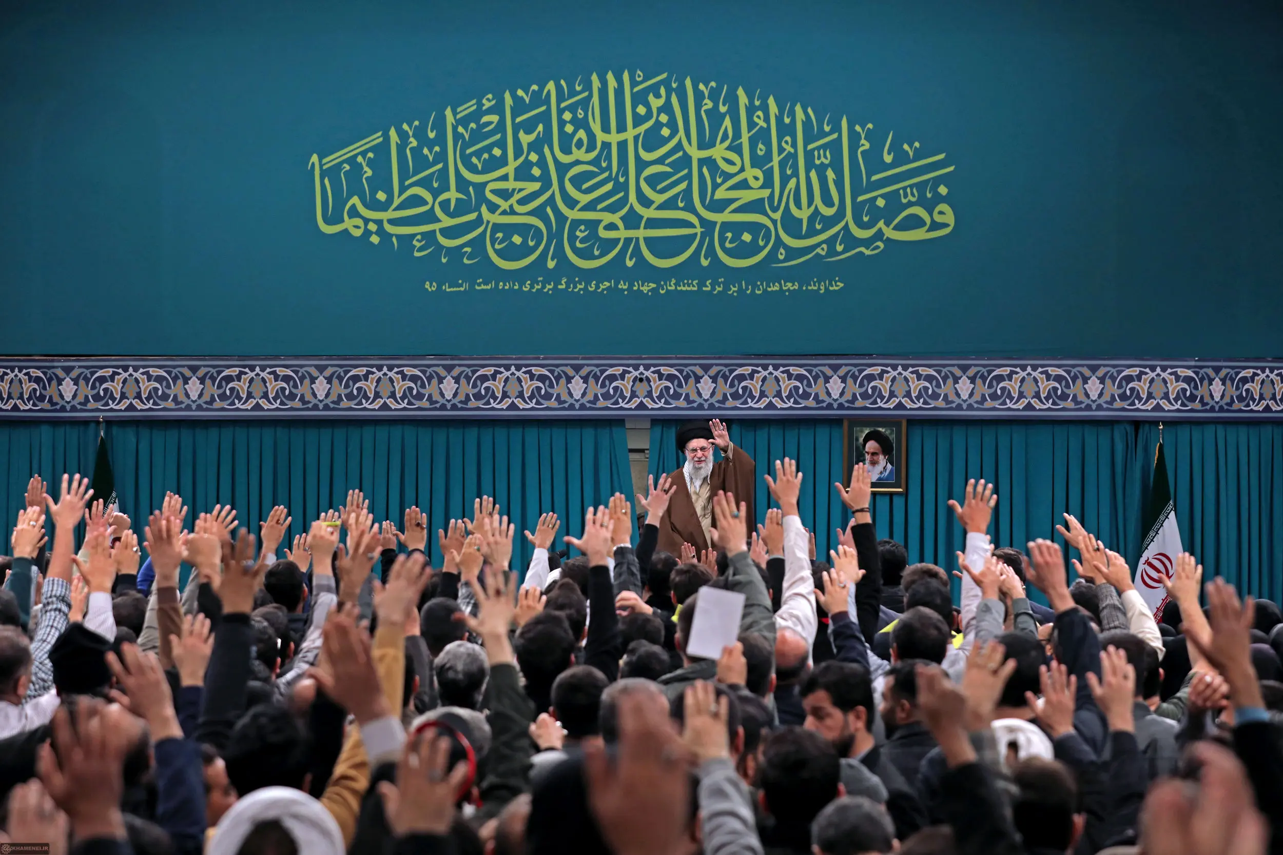 دیدار و سخنرانی رهبر انقلاب به مناسبت پنجمین سالگرد شهادت شهید حاج قاسم سلیمانی