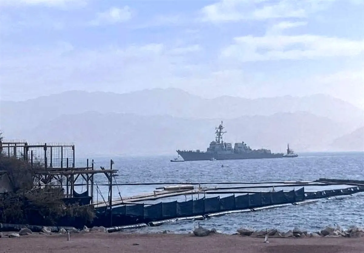 جدیدترین اخبار از خاورمیانه | رفت و آمد مشکوک ناوشکن آمریکایی | «یواس‌اس جک اچ. لوکاس» از بندر ایلات رفت
