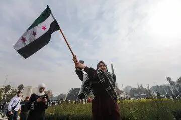 خوشحالی دختران نوجوان سوری بعد از آزادی از زندان صیدنایا دمشق
