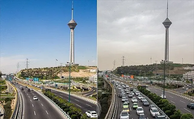 تشدید آلودگی هوا در تهران
