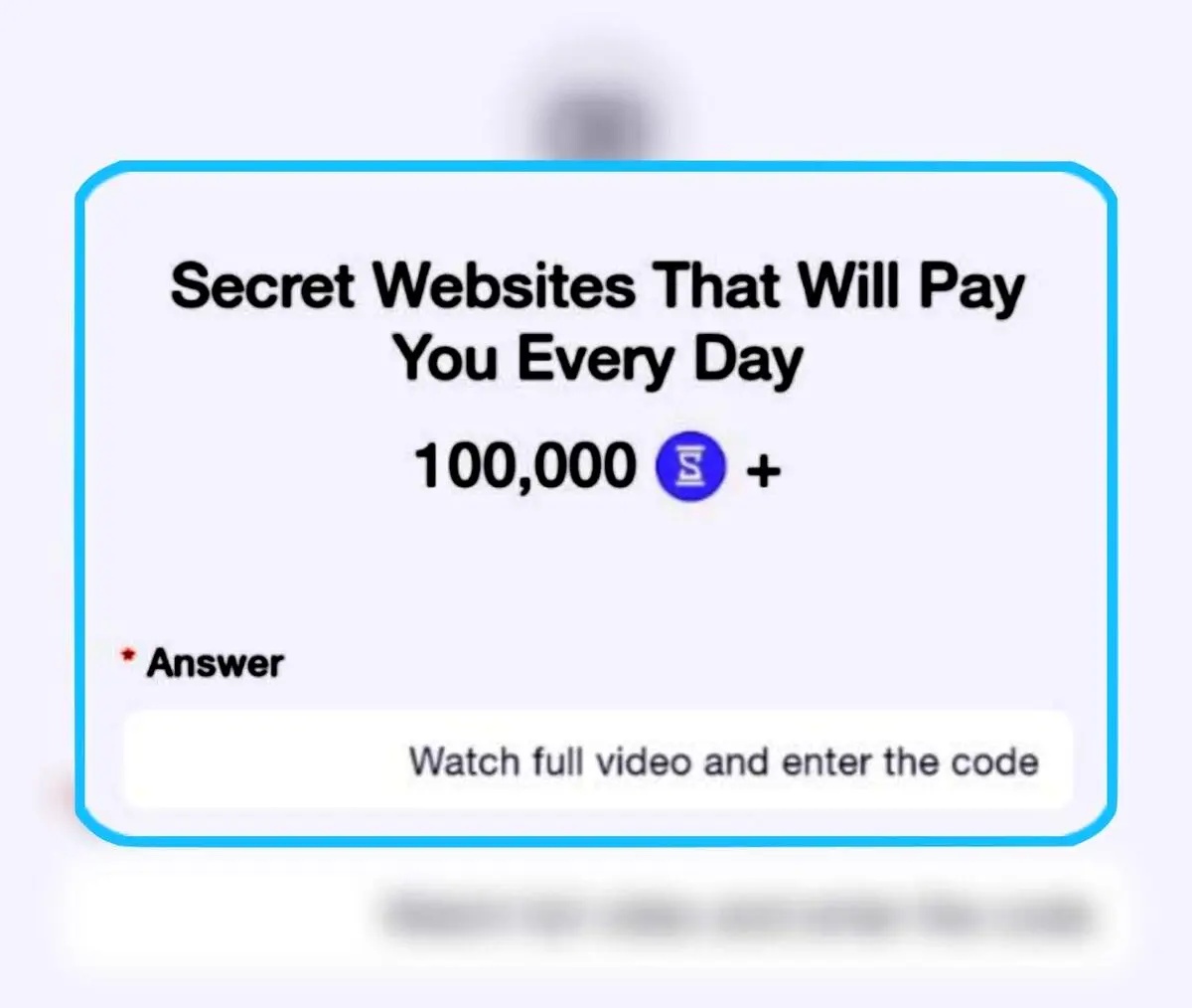 کد تسک Secret Website that will pay.. بازی تایم فارم امروز ۳ آبان ۱۴۰۳