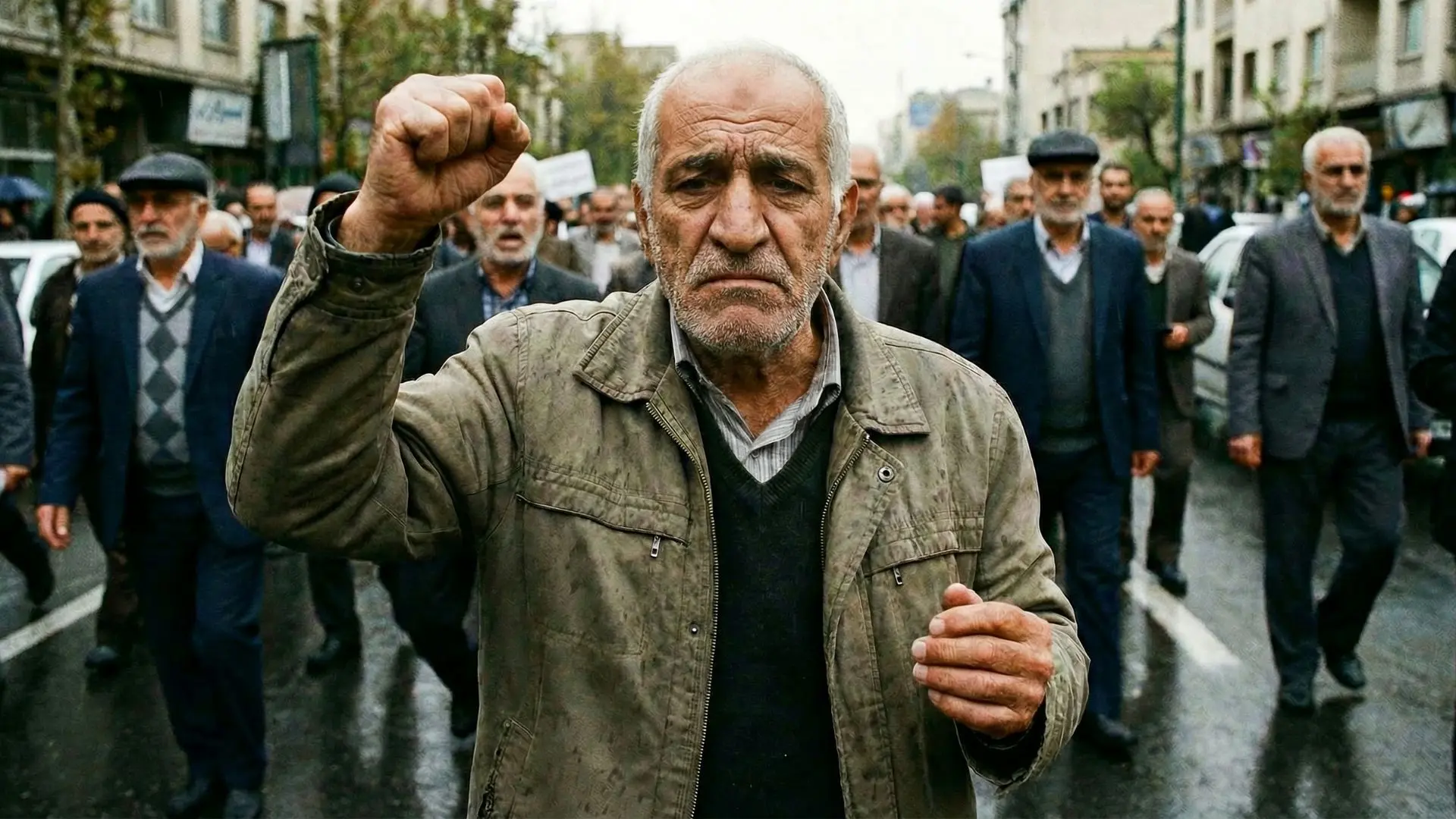 اعتراض بازنشستگان به رقم عیدی سال جدید + ویدیو