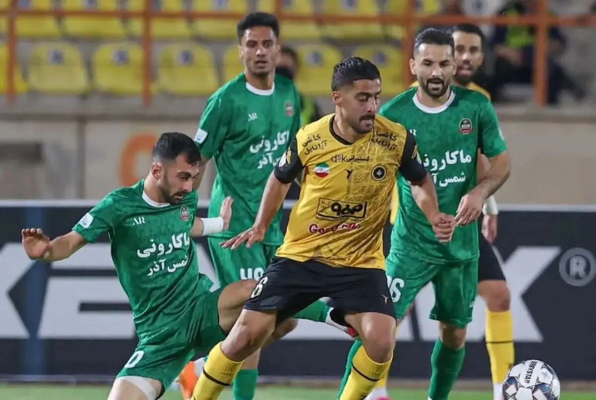 تساوی ۰-۰ شمس آذر مقابل سپاهان؛ توقف شاگردان نویدکیا در قزوین