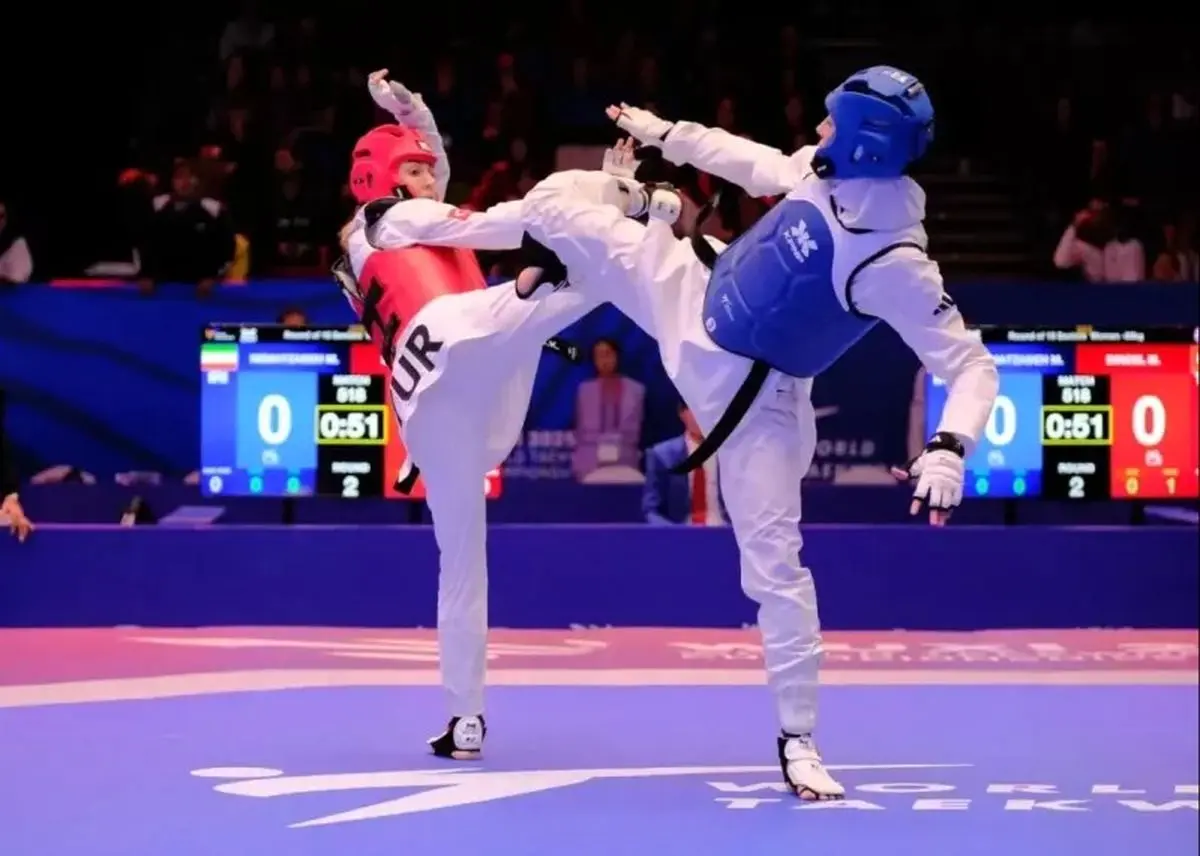 خبر فوری؛ حذف مبینا نعمت‌زاده مقابل قهرمان جهان