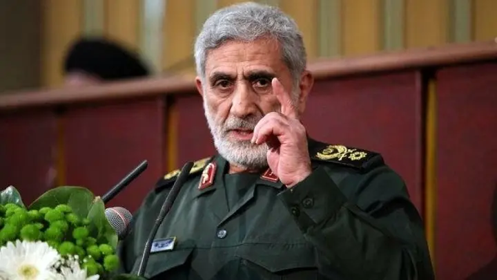 واکنش سردار قاآنی به عملیات روانی اسرائیل علیه او