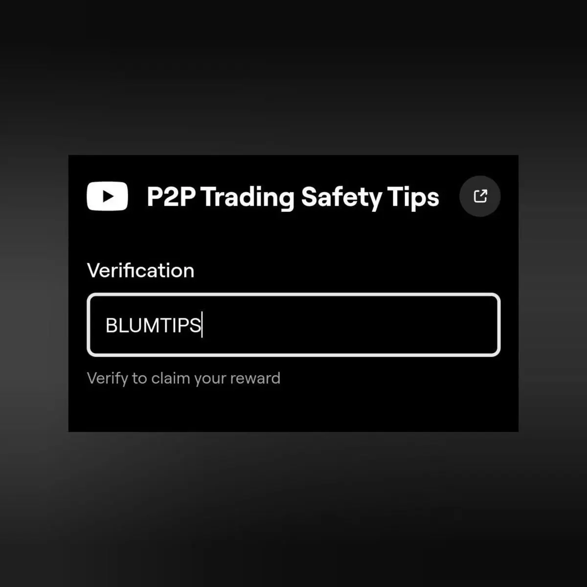 کد تسک P2P Trading Safety Tips بازی بلوم امشب ۹ آذر ۱۴۰۳