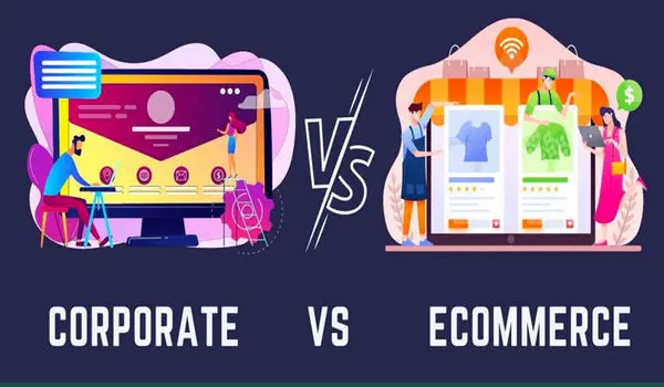 بررسی تفاوت های طراحی سایت شرکتی و فروشگاهی از منظرهای مختلف 