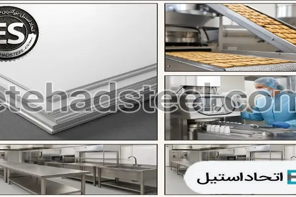 راهنمای انتخاب بهترین ورق استیل برای صنایع غذایی و دارویی