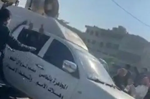 خودروی امر به معروف و نهی از منکر تحریرالشام

