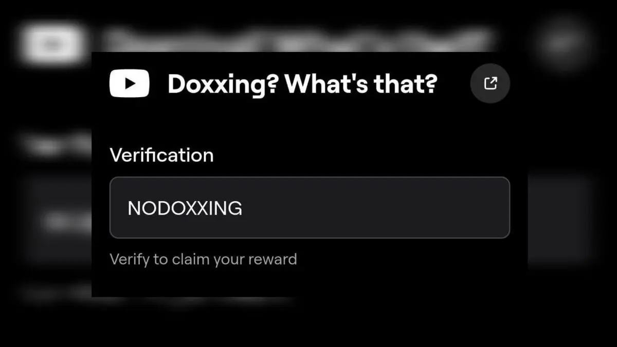  کد تسک جدید یوتیوب بلوم Doxxing? What's that? امشب ۹ مهر و فردا ۱۰ مهر ۱۴۰۳