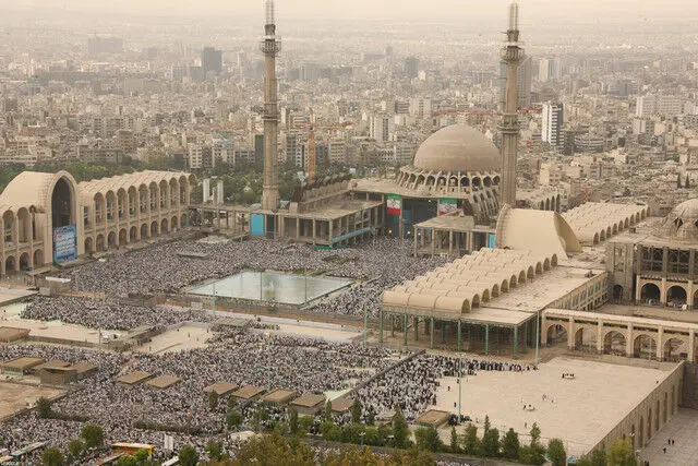 آماده‌باش آتش نشانی برای نماز عیدفطر