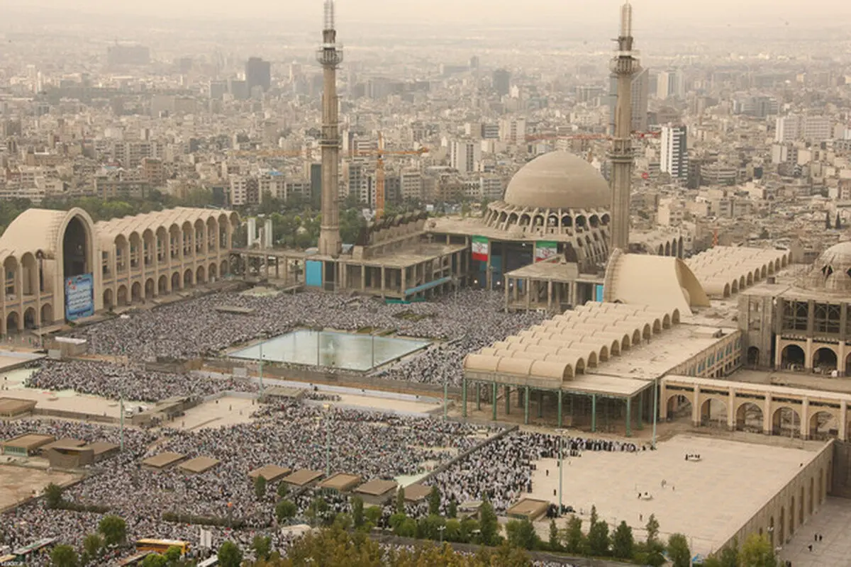 آماده‌باش آتش نشانی برای نماز عیدفطر