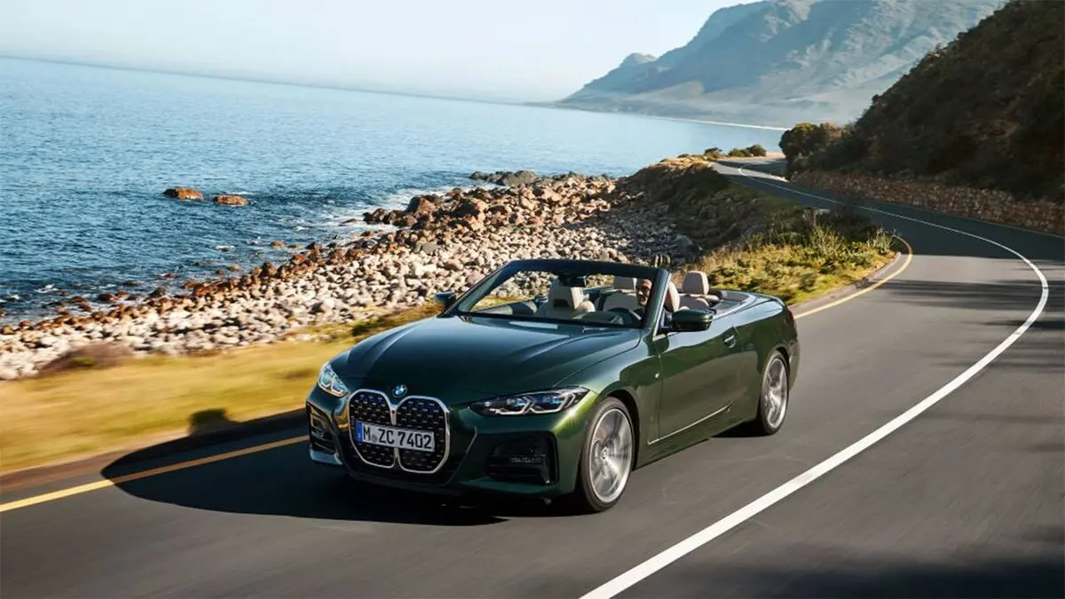 خودروی 2021 BMW 4 با سقف برزنتی به بازار می آید