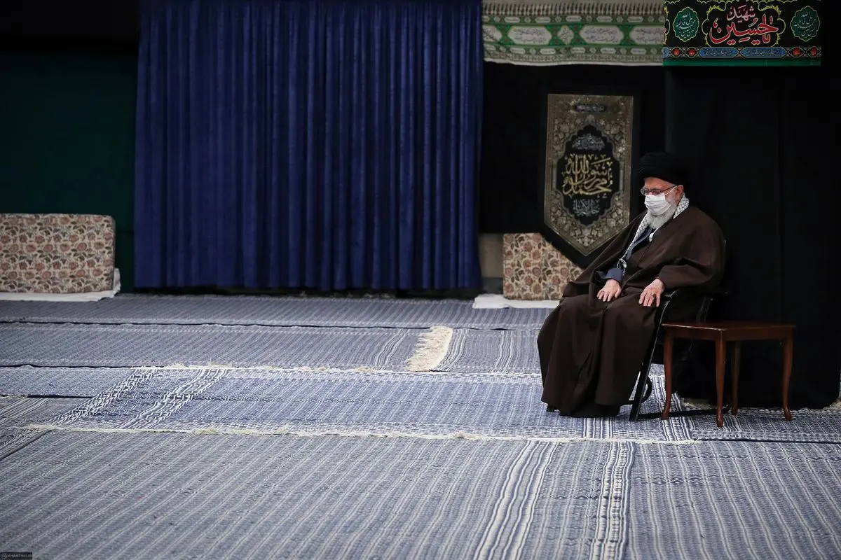 مراسم عزاداری شهادت امام رضا(ع) در حضور رهبر انقلاب