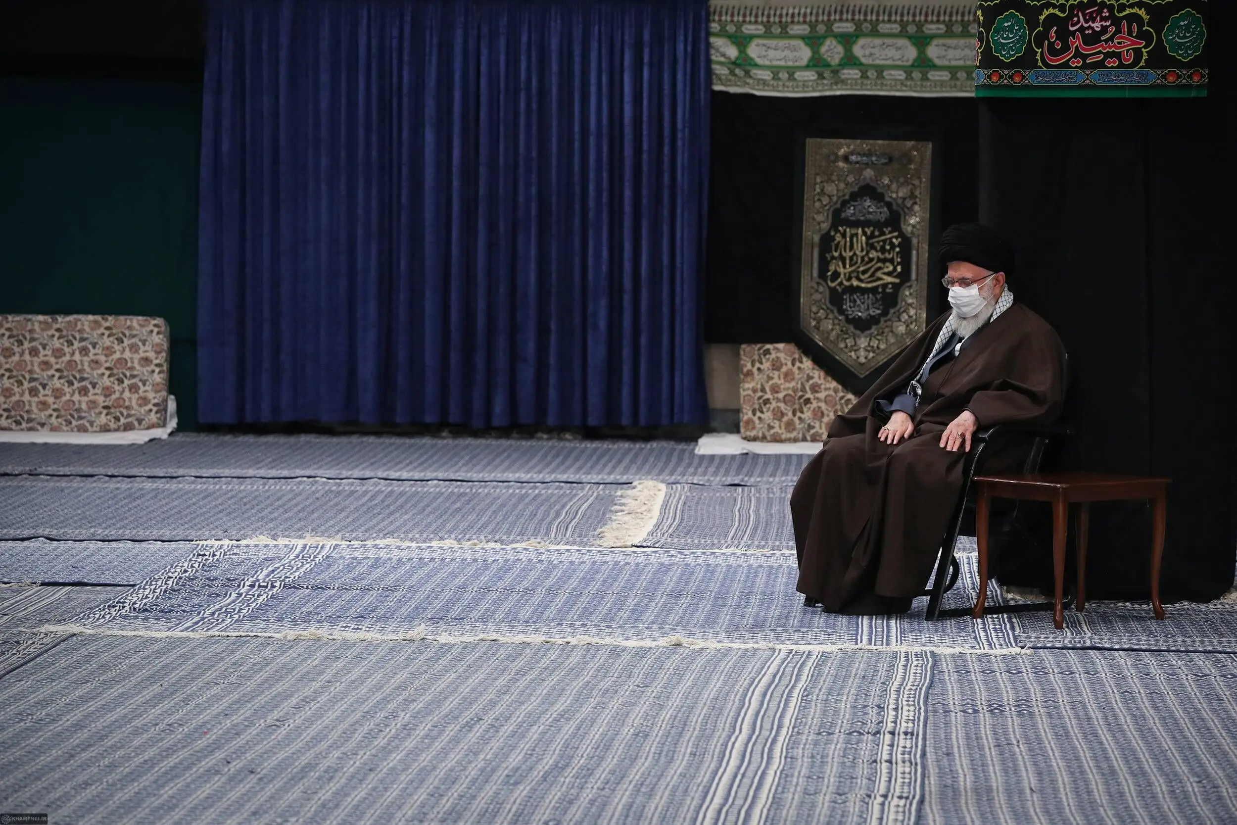 مراسم عزاداری شهادت امام رضا(ع) در حضور رهبر انقلاب