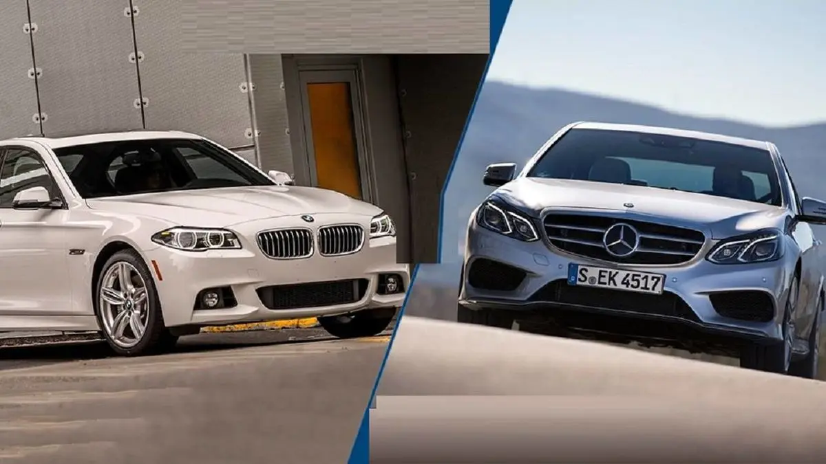 مقایسه بی ام و سری 5 با مرسدس بنز کلاس E + مشخصات فنی