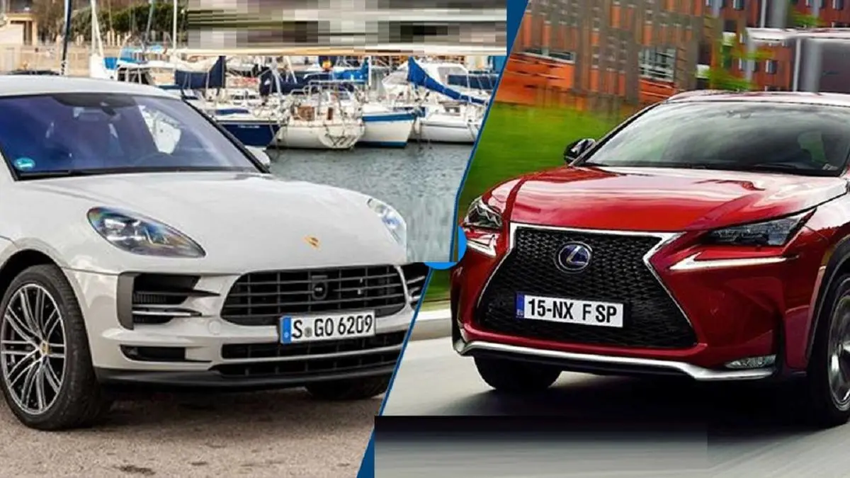 مقایسه لکسوس NX300h با پورشه ماکان + مشخصات فنی