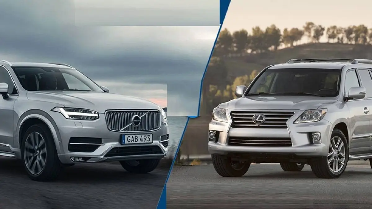 مقایسه ولوو XC90 با لکسوس LX570 + مشخصات فنی