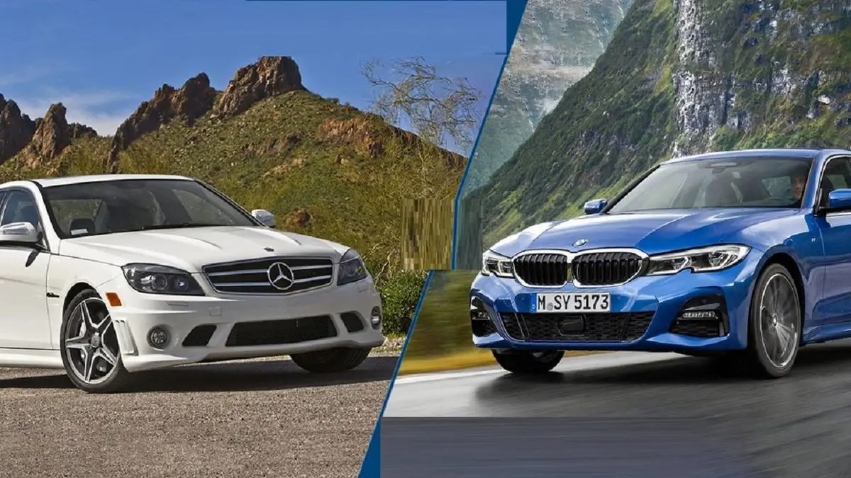 مقایسه مرسدس بنز C کلاس با بی ام و سری ۳ + مشخصات فنی