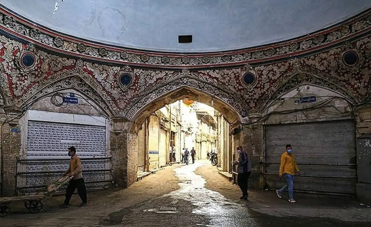 تعطیلی بازار تهران در موج چهارم کرونا + تصویر