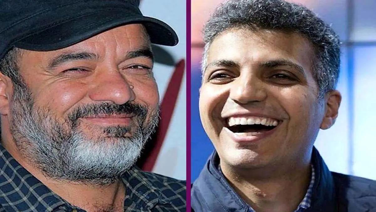 عکس خنده دار سعید آقاخانی در کنار عادل فردوسی پور