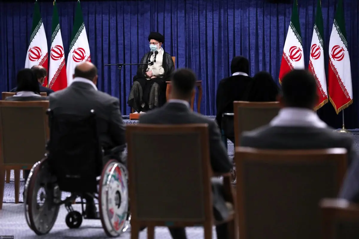 دیدار قهرمانان المپیک و پارالمپیک ایران با رهبر انقلاب