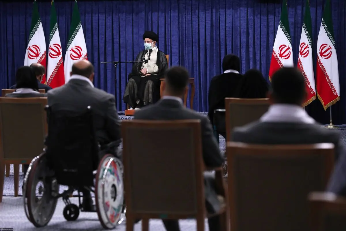 دیدار قهرمانان المپیک و پارالمپیک ایران با رهبر انقلاب