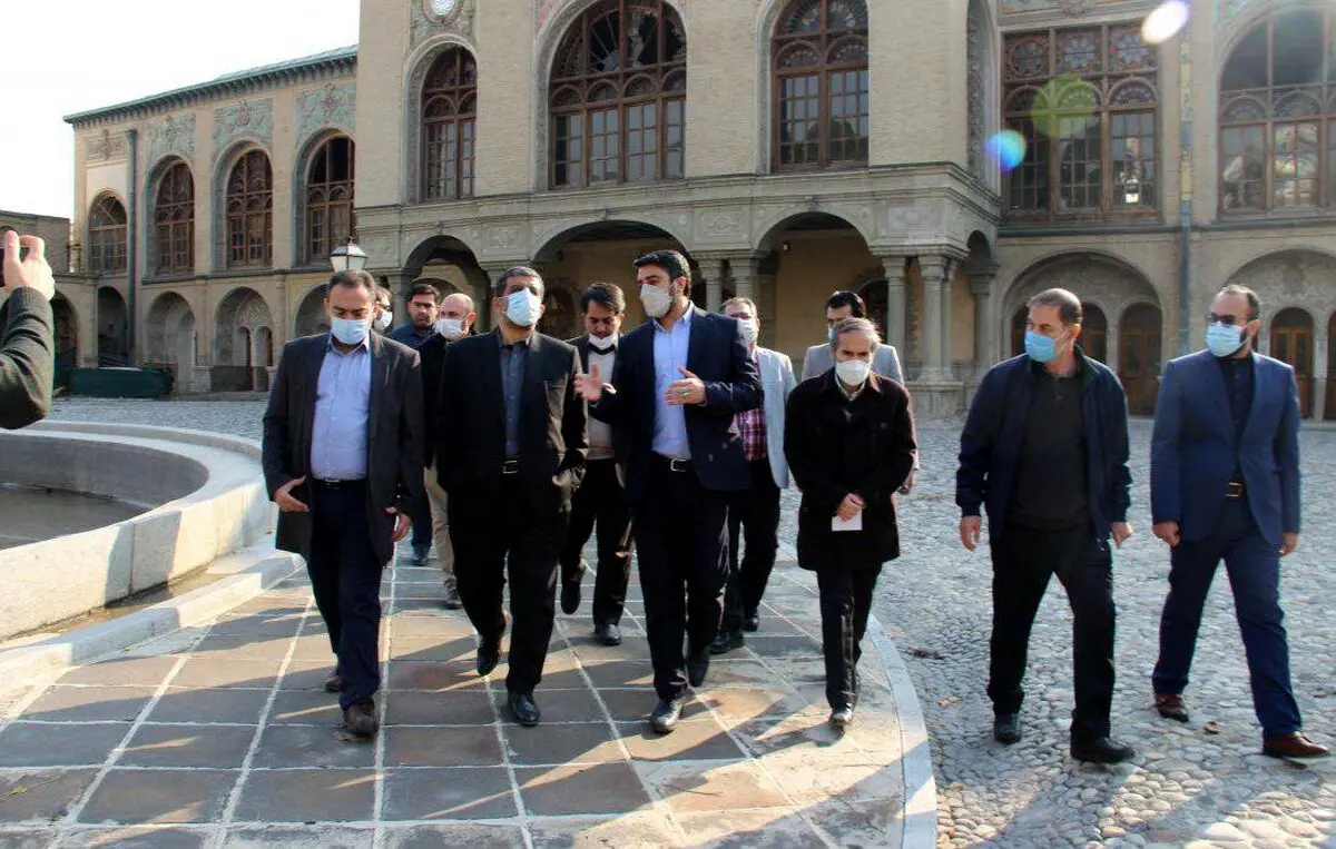 بازدید سرزده مهندس ضرغامی از عمارت تاریخی مسعودیه