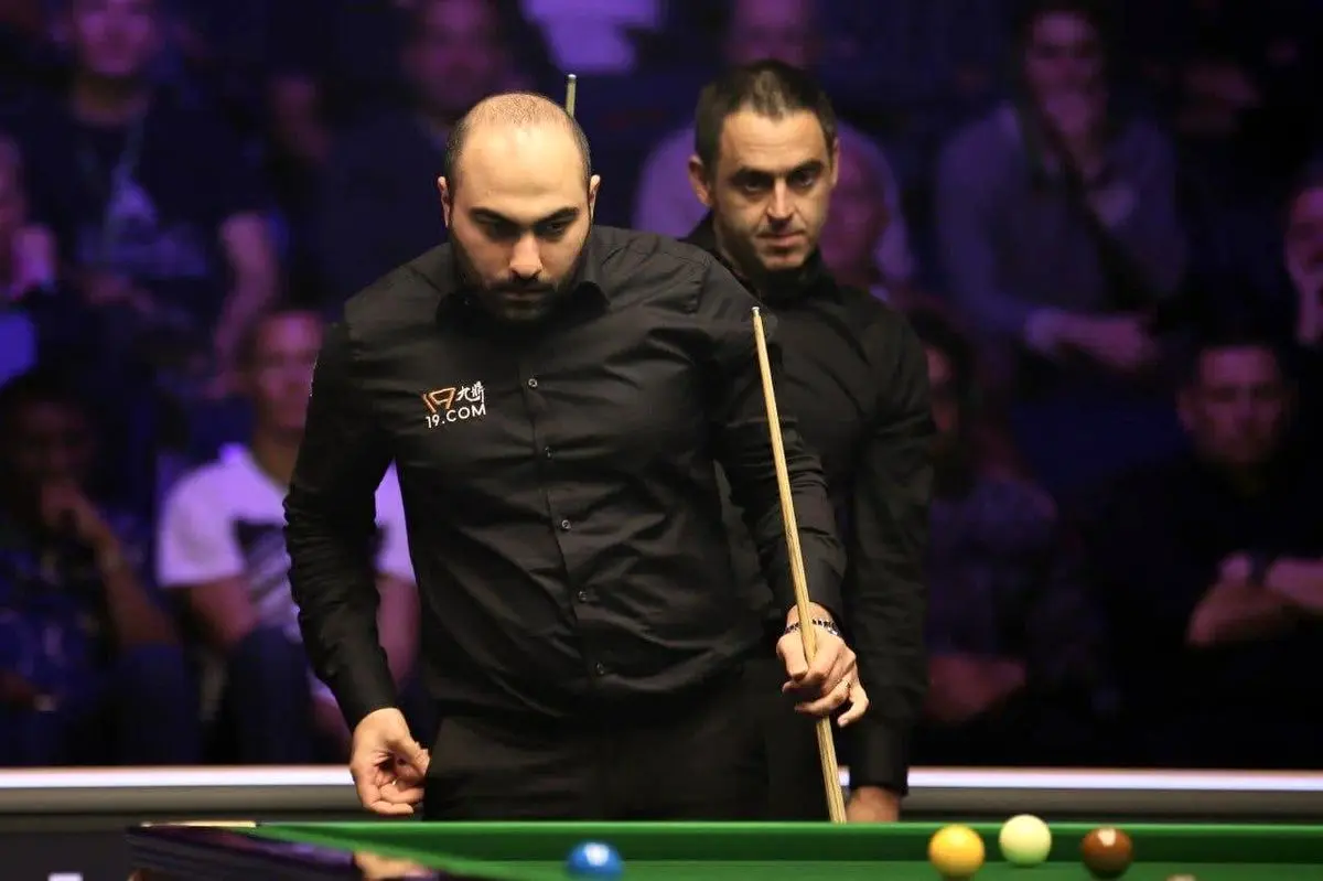 اسنوکر باز ایران بر بام حرفه‌ای های جهان ایستاد