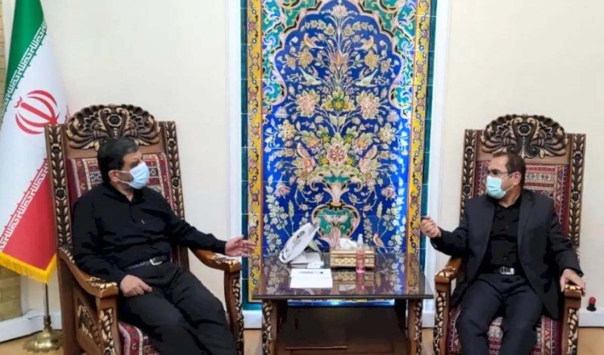 دیدار مهندس ضرغامی با نماینده مردم بافت در مجلس شورای اسلامی