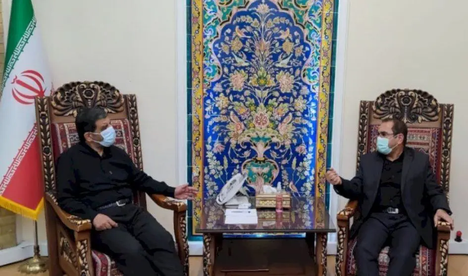 دیدار مهندس ضرغامی با نماینده مردم بافت در مجلس شورای اسلامی