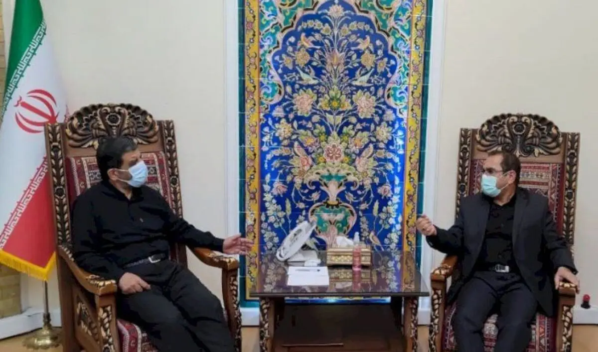 دیدار مهندس ضرغامی با نماینده مردم بافت در مجلس شورای اسلامی