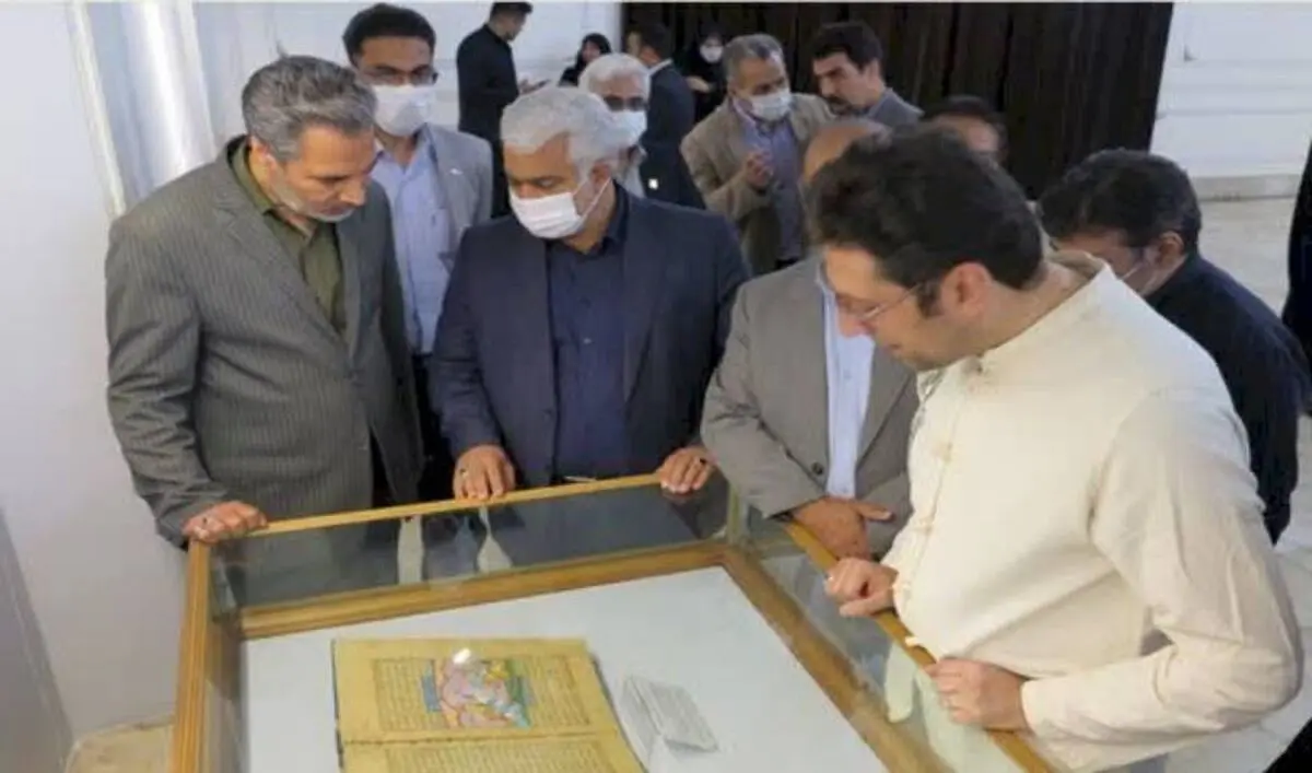افتتاح نمایشگاه نسخ شاهنامه‌ فردوسی در موزه حرم مطهر رضوی