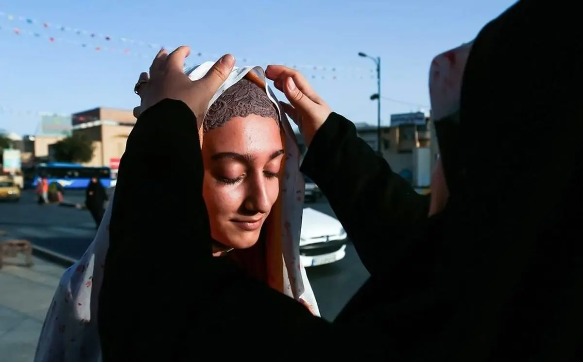 دعوت زنان به حجاب در شیراز + تصاویر