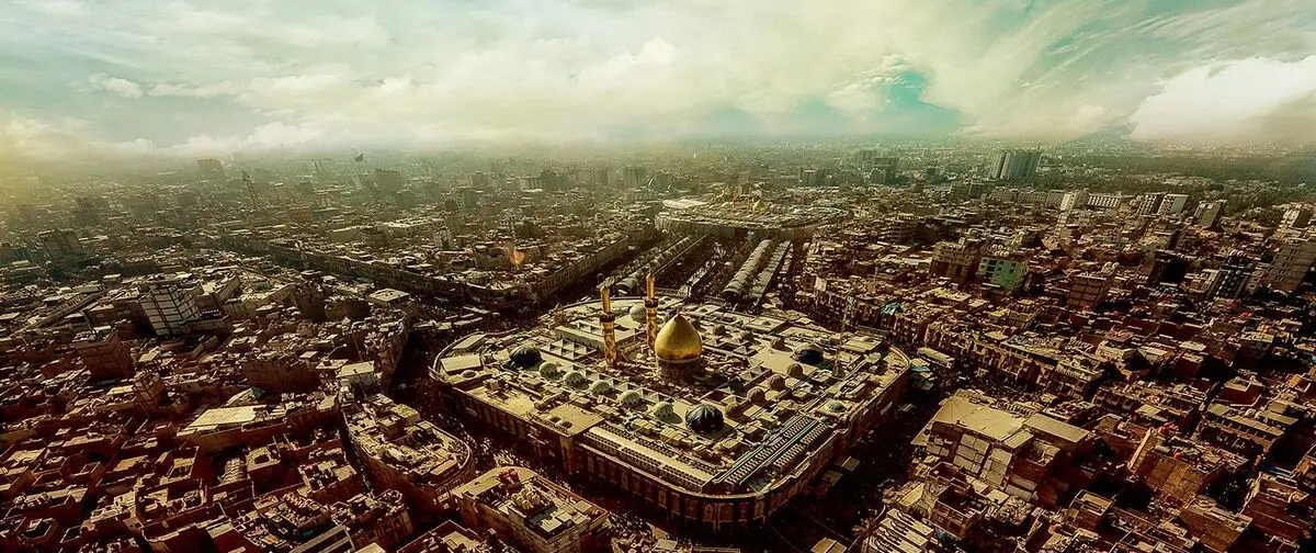 تصاویری هوایی خیره‌کننده از بین‌الحرمین + ویدیو