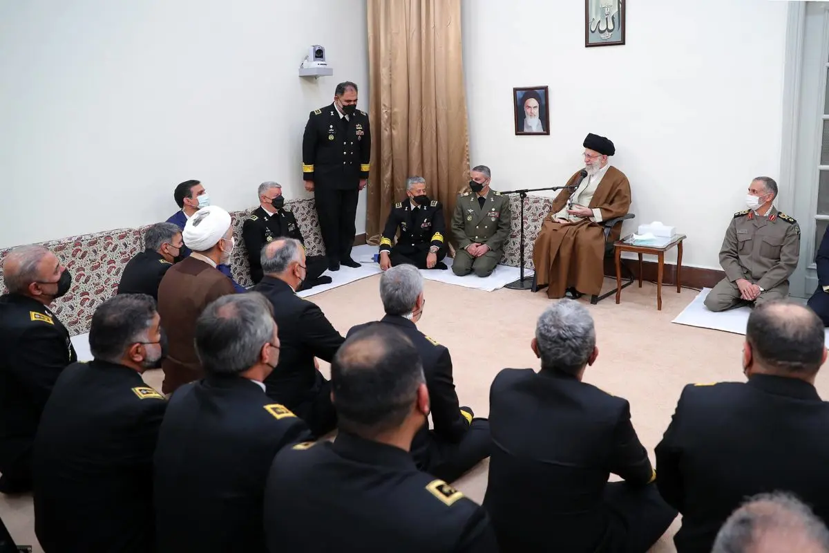 دیدار فرماندهان نیروی دریایی ارتش با فرمانده کل قوا