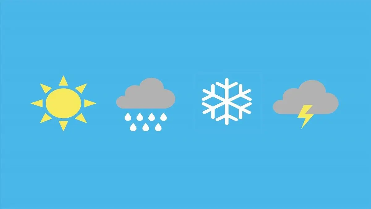 بارش برف و باران در اغلب استان‌های کشور