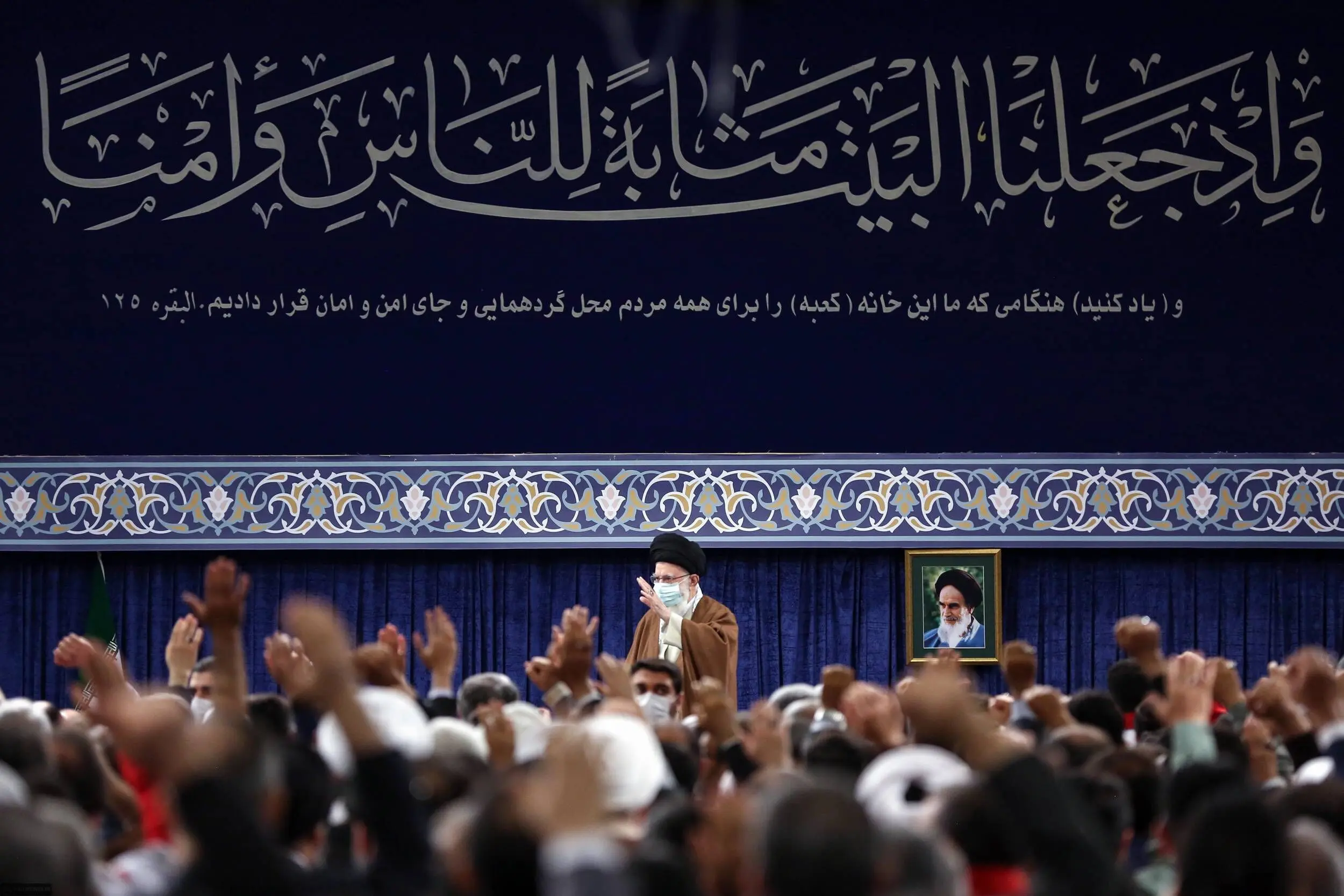 دیدار کارگزاران حج با رهبر انقلاب